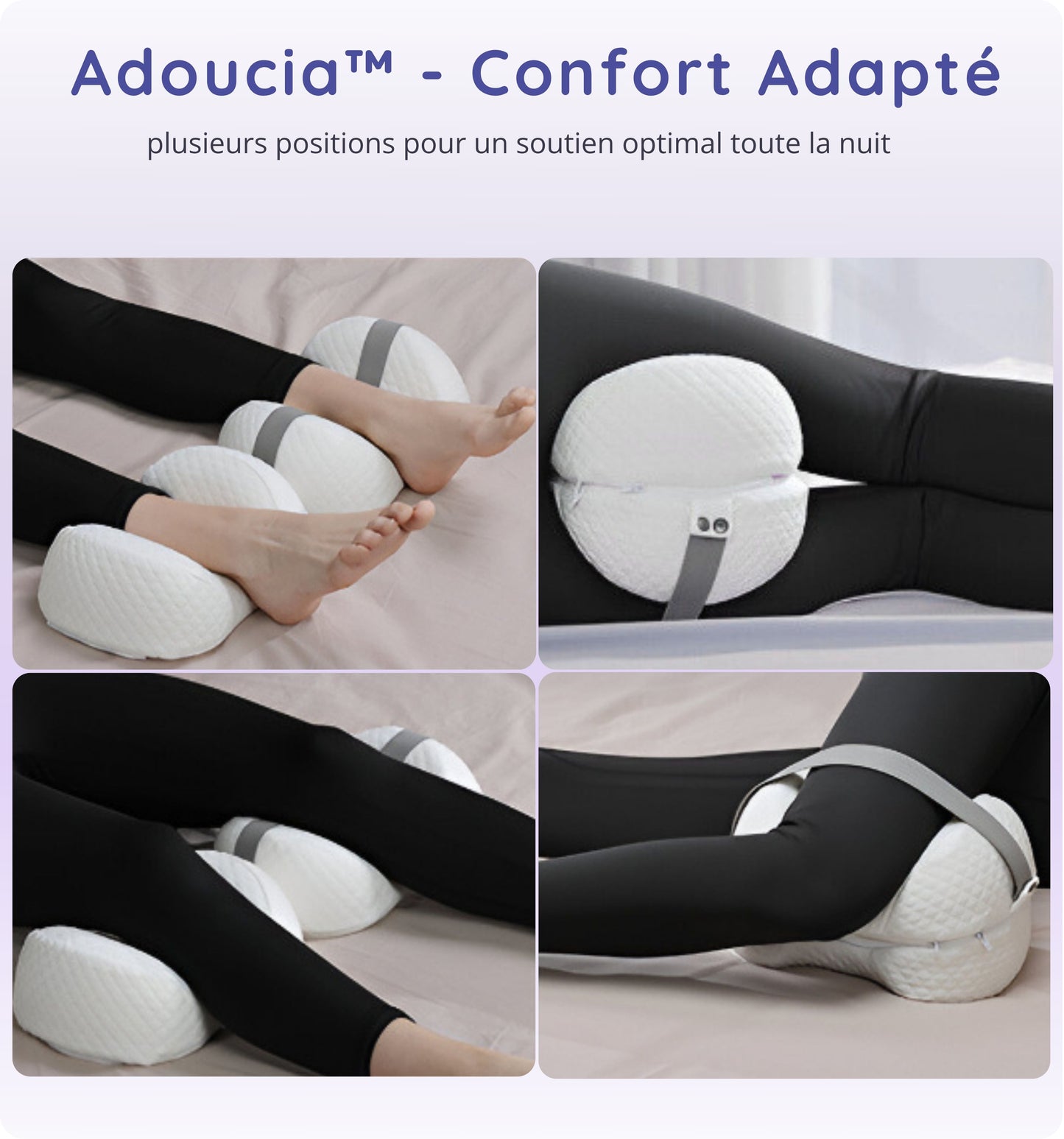 Adoucia - Le coussin 360° qui élimine douleurs lombaires, sciatiques et genoux