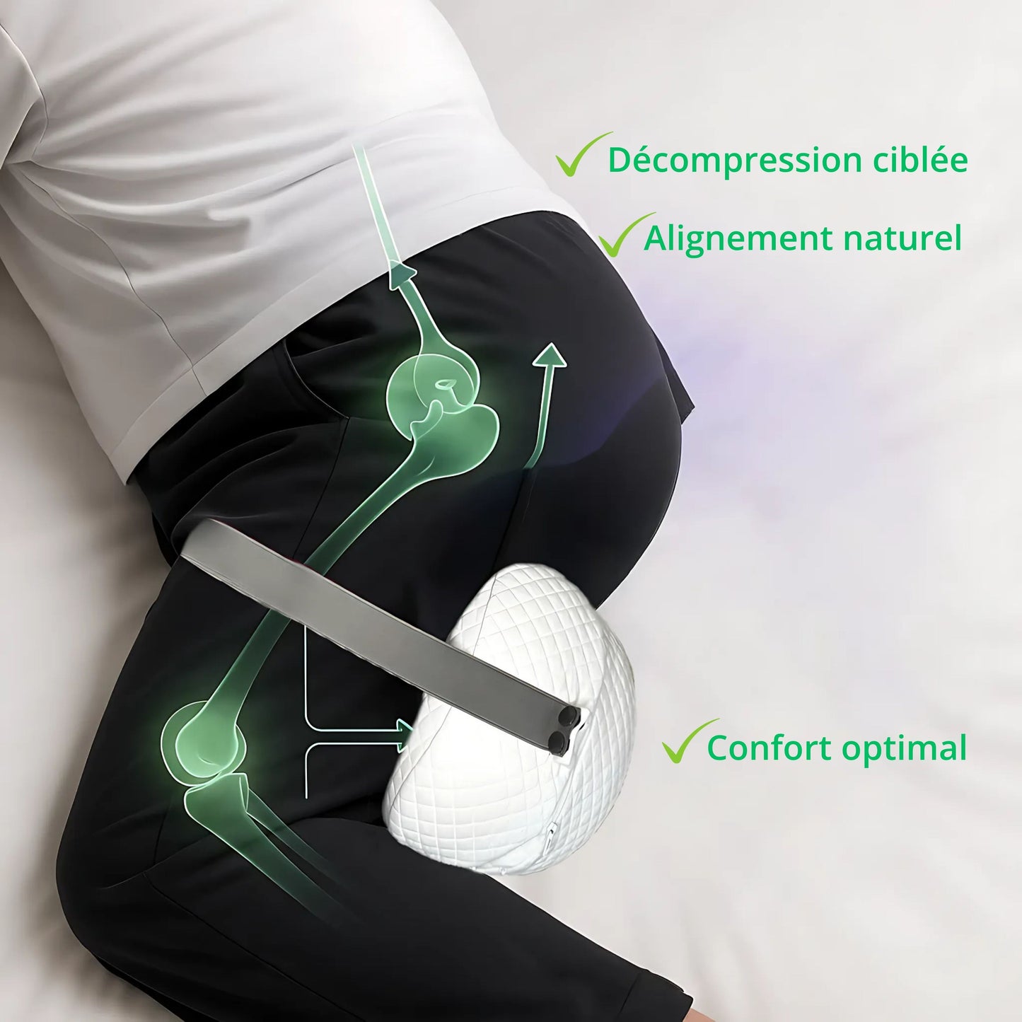 Adoucia - Le coussin 360° qui élimine douleurs lombaires, sciatiques et genoux