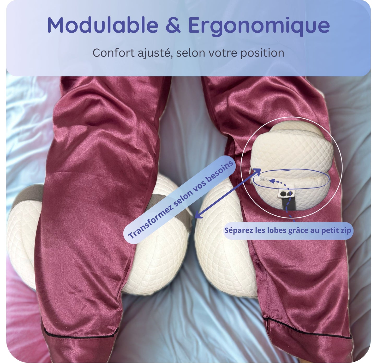 Adoucia - Le coussin 360° qui élimine douleurs lombaires, sciatiques et genoux
