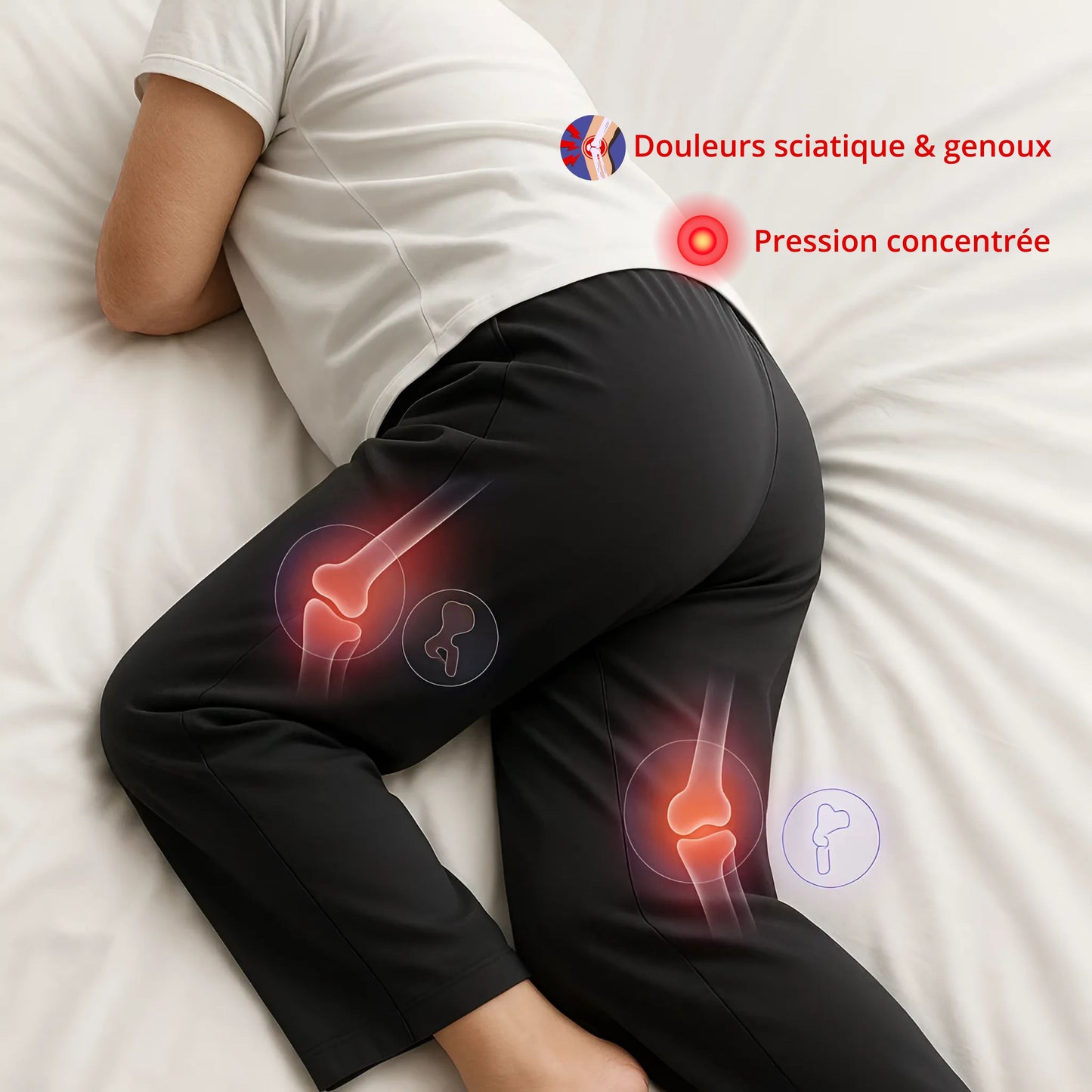 Adoucia - Le coussin 360° qui élimine douleurs lombaires, sciatiques et genoux